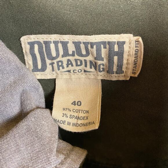 Duluth Trading Co Men's Green Pull On Shorts Size 40 - Picture 6 of 6